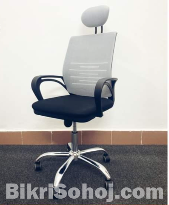 Smart Executive chair with Headrest (V-Mesh)